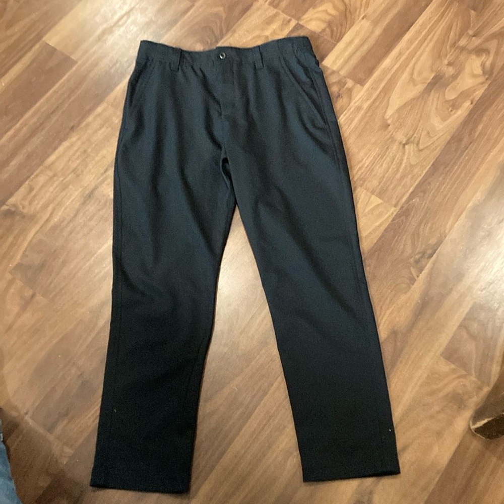 Black under armour dress pants